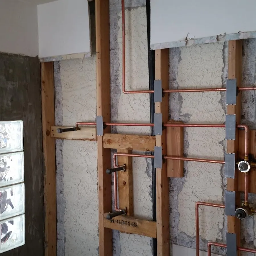 Copper pipe installation for Burst Pipe Repair in Poland